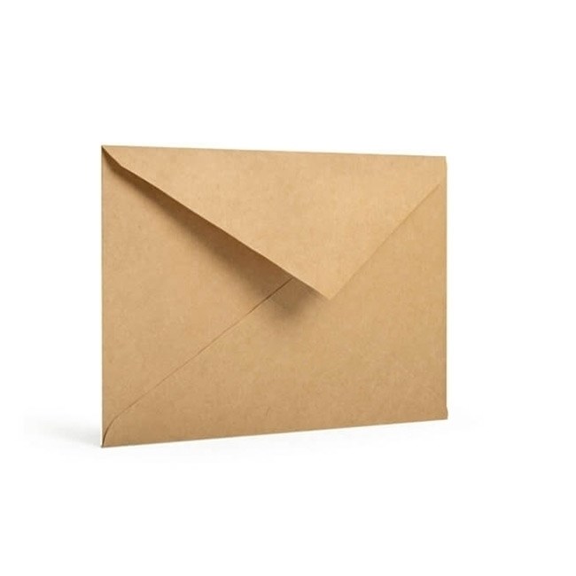 Крафт конверт 330х410 мм | 90 гр./м2 | Треугольный клапан без клея ТК 410